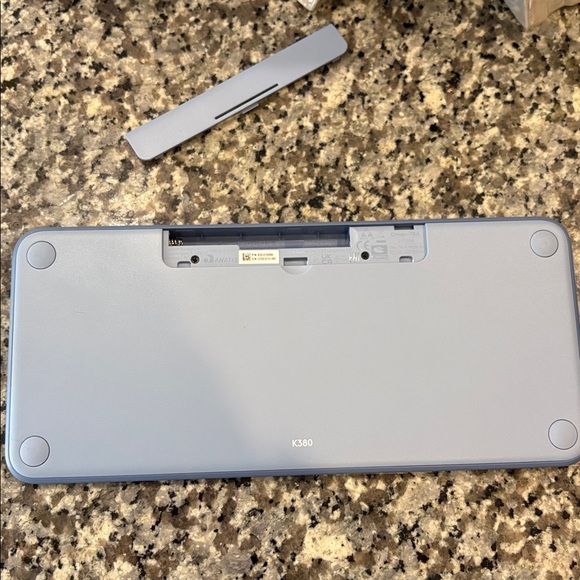 Blue Logitech Compact Wireless Keyboard - Picture 5 of 7